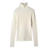 High collar fitted jumper