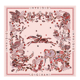 Forêt Longchamp Silk scarf 90