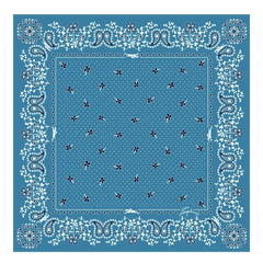 French Bandana Silk scarf 50