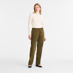 High collar fitted jumper