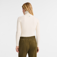 High collar fitted jumper