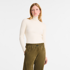 High collar fitted jumper