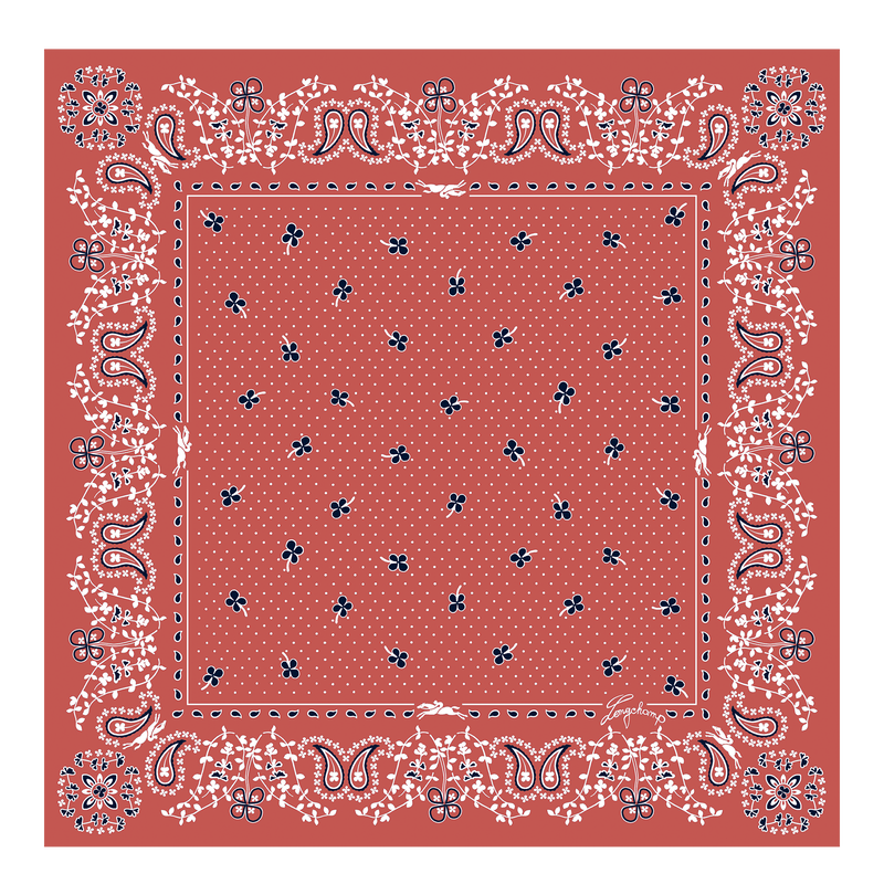 French Bandana Silk scarf 50