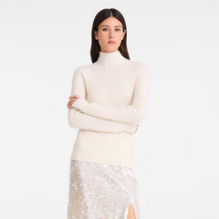High neck sweater
