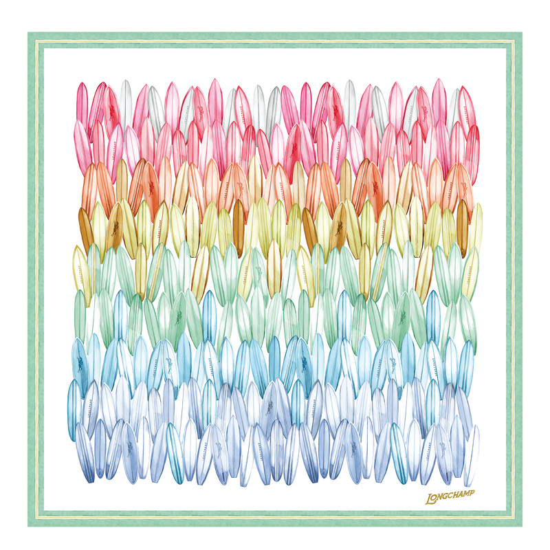 Camaïeu de Surf Silk scarf 90