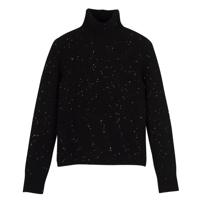 High neck sweater